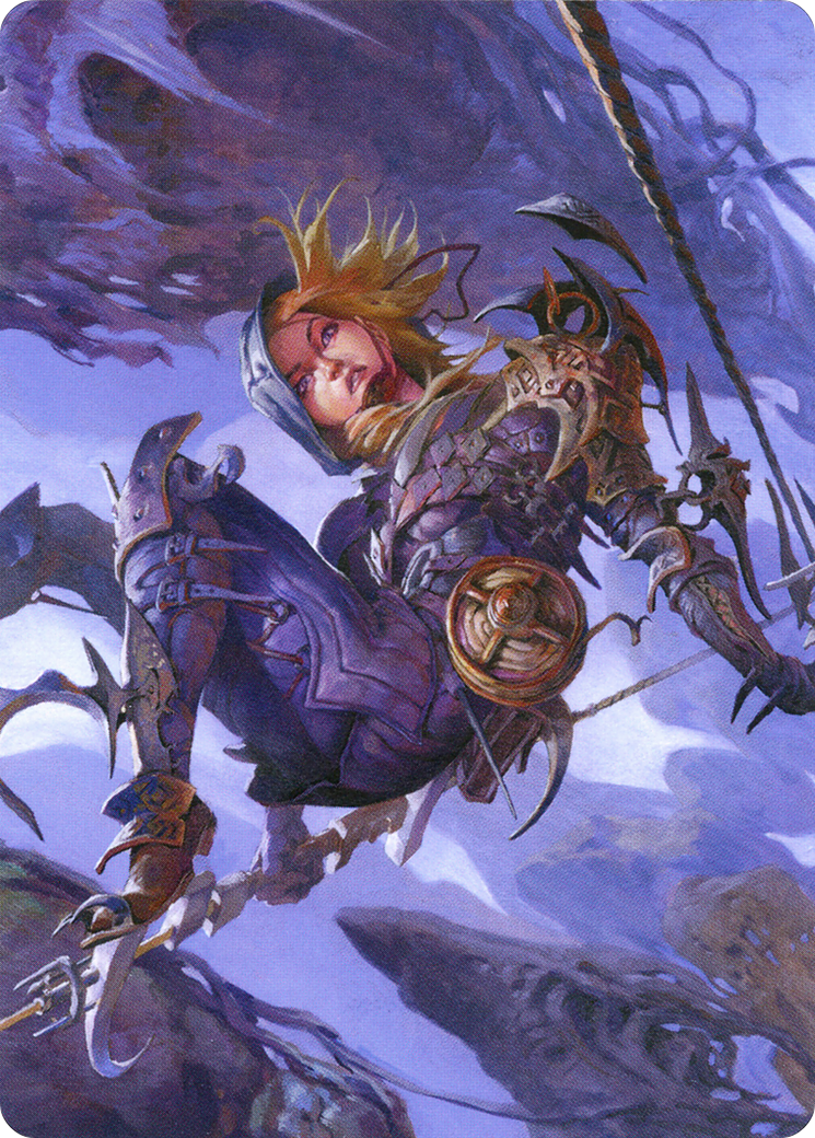 Blackbloom Rogue // Blackbloom Rogue  [Zendikar Rising Art Series] (Borderless) Foil