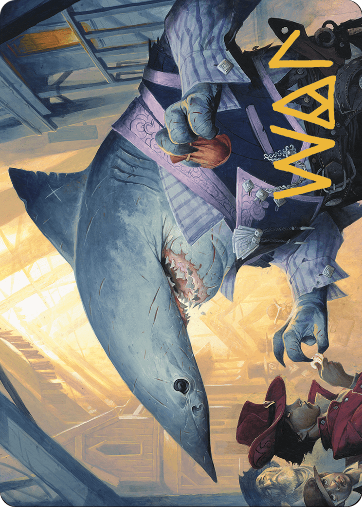 Loan Shark // Loan Shark  [Outlaws of Thunder Junction Art Series] (Borderless) Foil