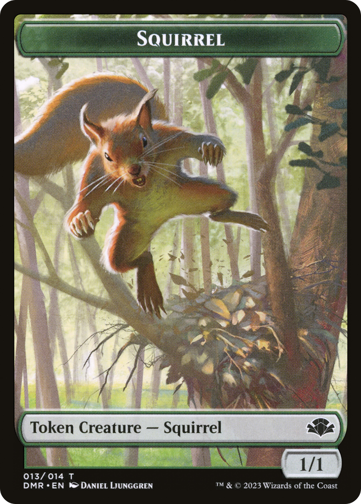 Squirrel  [Dominaria Remastered Tokens] Foil