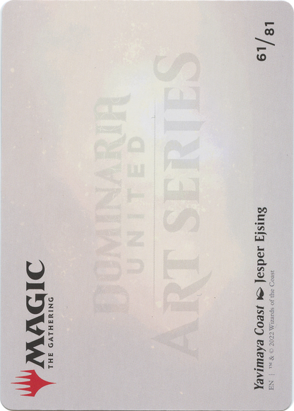 Yavimaya Coast // Yavimaya Coast  [Dominaria United Art Series] (Borderless)