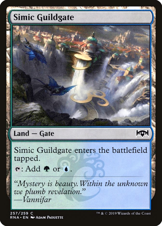 Simic Guildgate (257/259) [Ravnica Allegiance] Foil