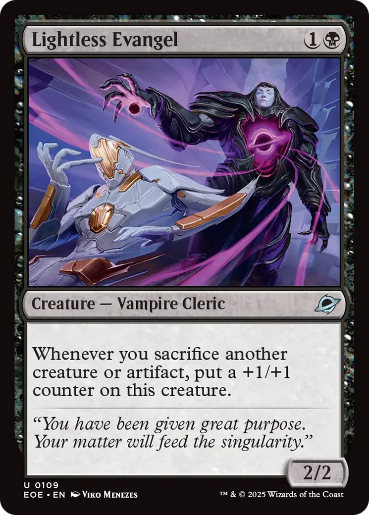 Lightless Evangel [Edge of Eternities] Foil
