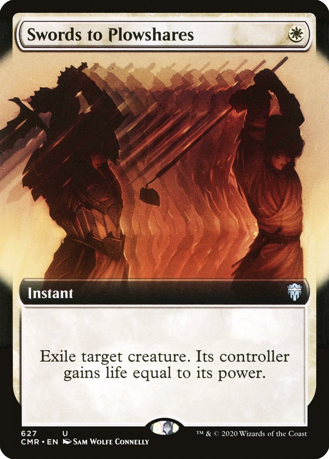 Swords to Plowshares (Extended Art) [Commander Legends] Foil
