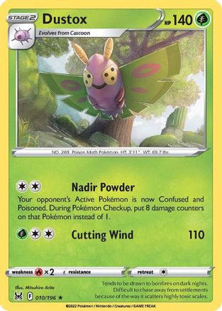 Dustox (010/196) [Sword & Shield: Lost Origin] Reverse Holofoil
