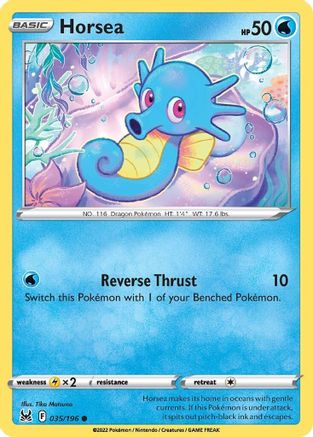 Horsea (035/196) [Sword & Shield: Lost Origin] Reverse Holofoil