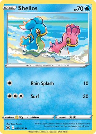 Shellos (039/196) [Sword & Shield: Lost Origin] Reverse Holofoil