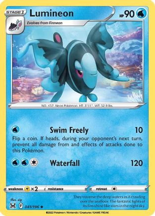 Lumineon (041/196) [Sword & Shield: Lost Origin] Reverse Holofoil