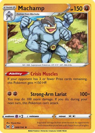 Machamp (088/196) [Sword & Shield: Lost Origin] Reverse Holofoil