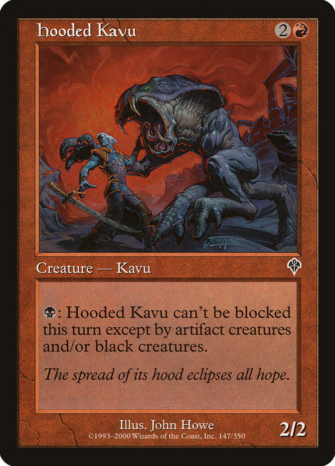 Hooded Kavu [Invasion] Foil