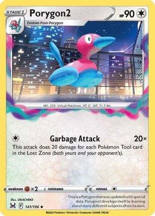 Porygon2 (141/196) [Sword & Shield: Lost Origin] Reverse Holofoil