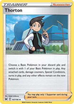 Thorton (167/196) [Sword & Shield: Lost Origin] Reverse Holofoil