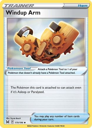 Windup Arm (170/196) [Sword & Shield: Lost Origin] Reverse Holofoil