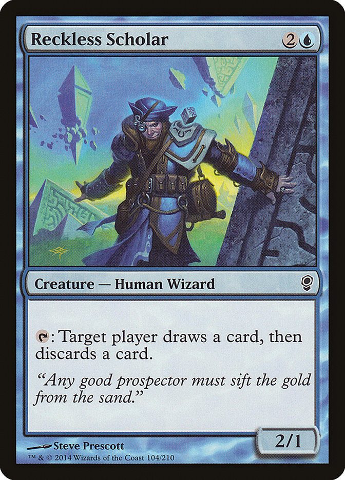 Reckless Scholar [Conspiracy] Foil