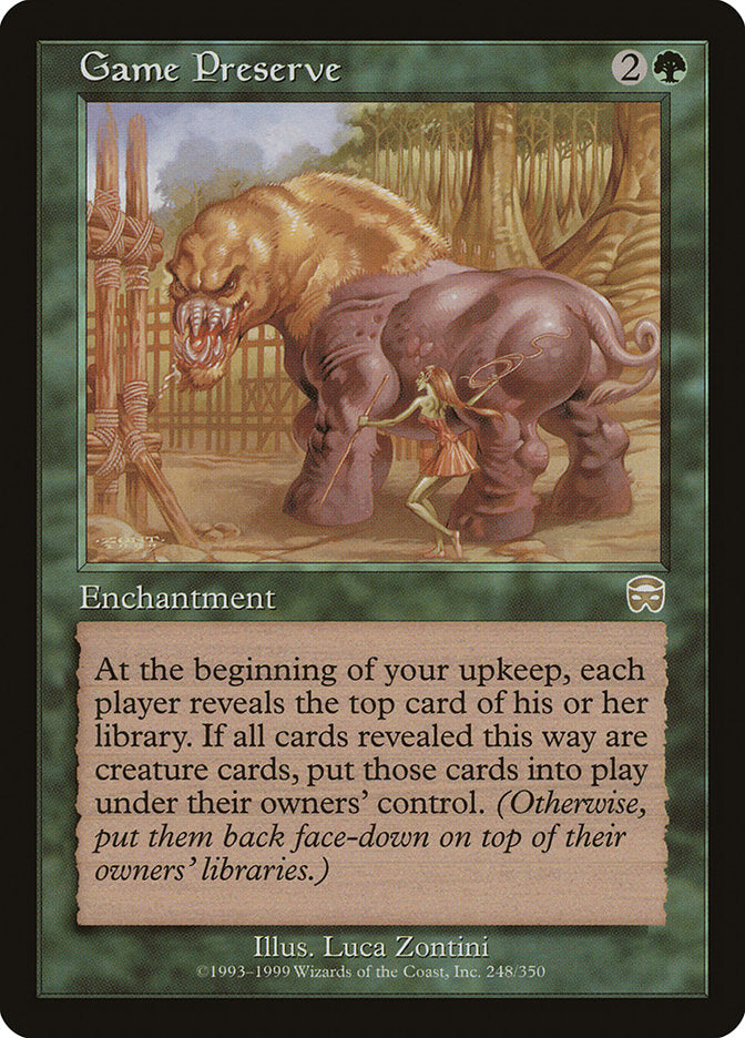 Game Preserve [Mercadian Masques] Foil
