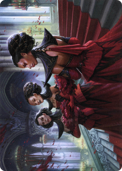 Olivia's Attendants // Olivia's Attendants  [Crimson Vow Art Series] (Borderless) Foil
