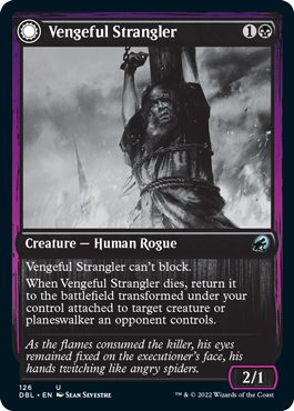 Vengeful Strangler // Strangling Grasp [Innistrad: Double Feature] Foil