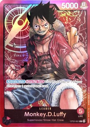 Monkey.D.Luffy (001) (ST01-001) - [Starter Deck 1: Straw Hat Crew] Foil
