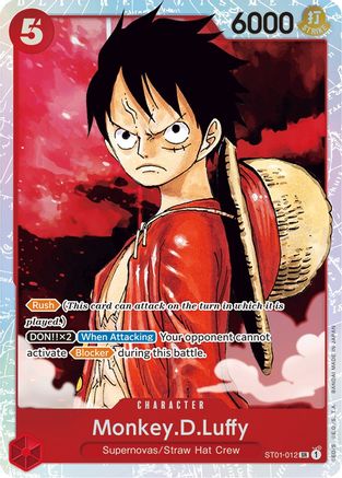 Monkey.D.Luffy (012) (ST01-012) - [Starter Deck 1: Straw Hat Crew] Foil