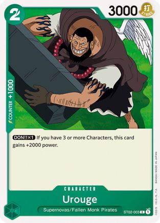 Urouge (ST02-003) - [Starter Deck 2: Worst Generation]