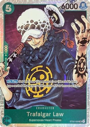 Trafalgar Law (ST02-009) - [Starter Deck 2: Worst Generation] Foil