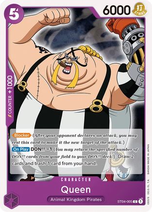 Queen (ST04-005) - [Starter Deck 4: Animal Kingdom Pirates]