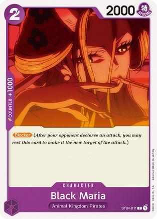 Black Maria (ST04-011) - [Starter Deck 4: Animal Kingdom Pirates]