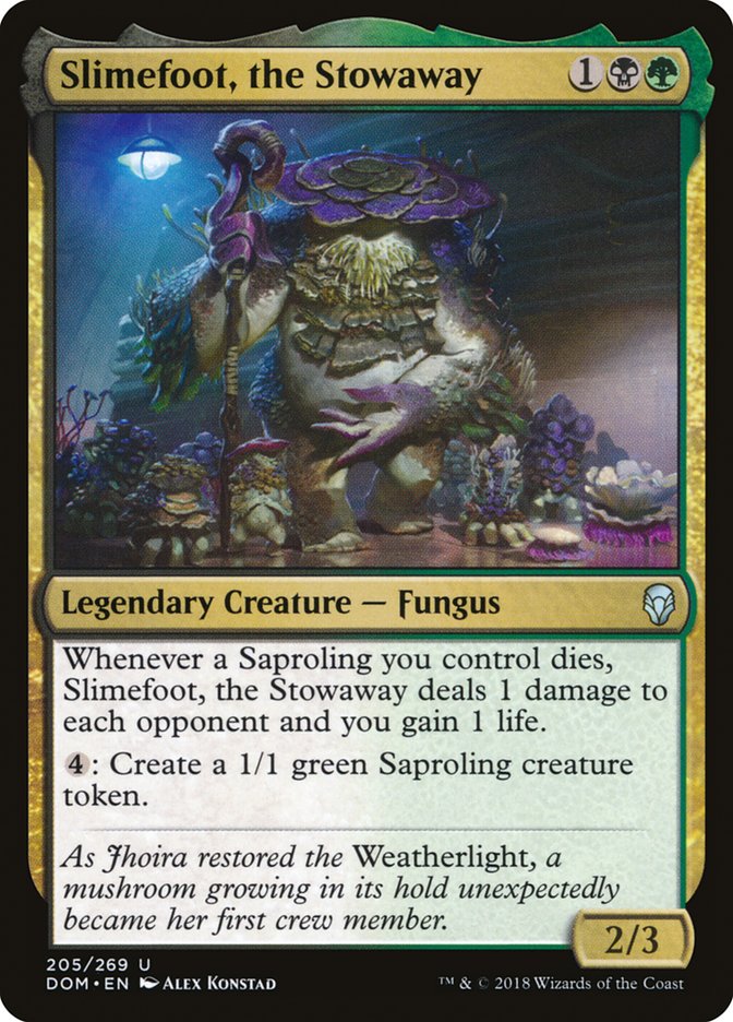 Slimefoot, the Stowaway [Dominaria] Foil