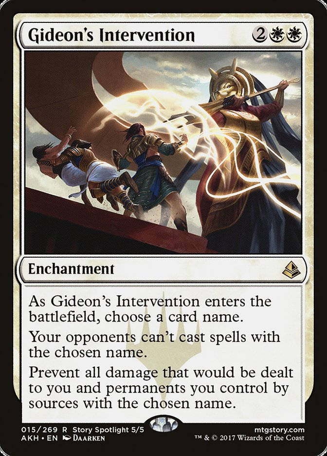 Gideon's Intervention [Amonkhet] Foil