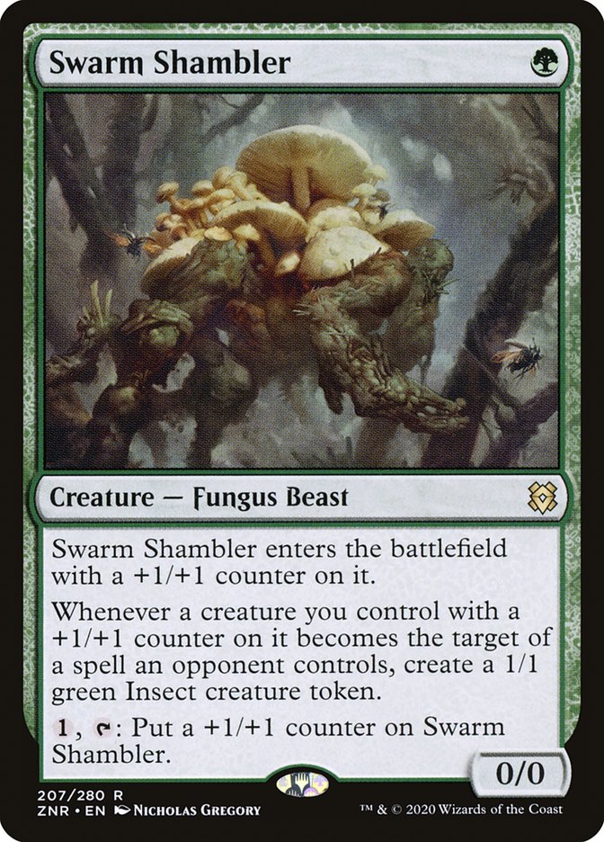 Swarm Shambler [Zendikar Rising] Foil