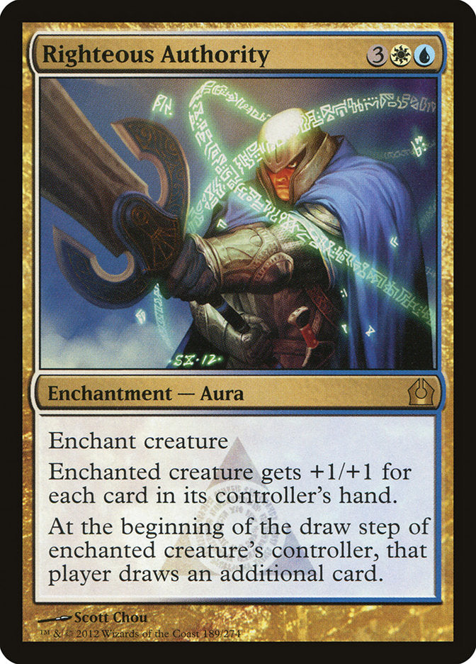 Righteous Authority [Return to Ravnica] Foil
