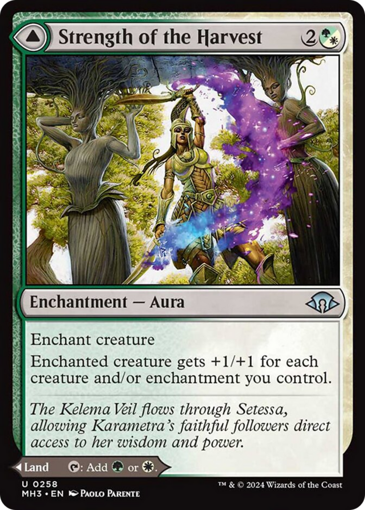 Strength of the Harvest // Haven of the Harvest [Modern Horizons 3] Foil