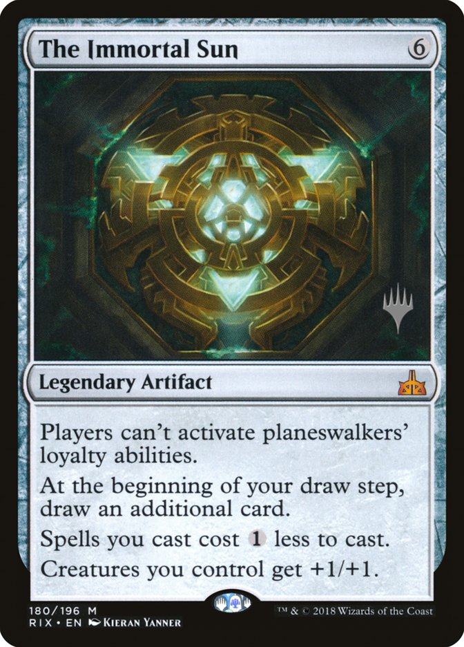The Immortal Sun (Promo Pack) [Rivals of Ixalan Promos] Foil