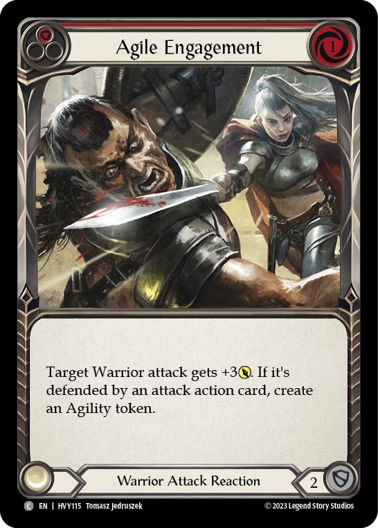 Agile Engagement (Red) [HVY115] (Heavy Hitters)  Rainbow Foil