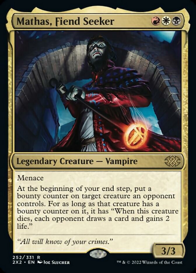 Mathas, Fiend Seeker [Double Masters 2022] Foil