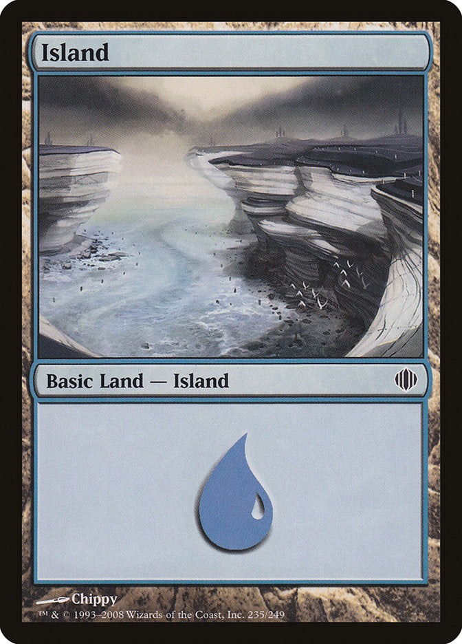 Island (235) [Shards of Alara] Foil