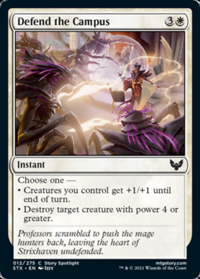 Defend the Campus [Strixhaven: School of Mages] Foil