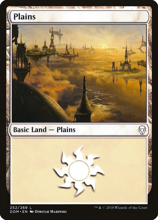 Plains (252) [Dominaria] Foil