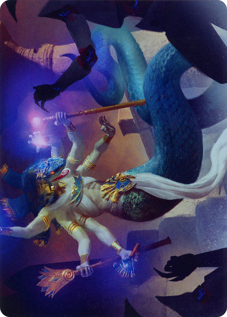 Imoti, Celebrant of Bounty // Imoti, Celebrant of Bounty  [March of the Machine Art Series] (Borderless)