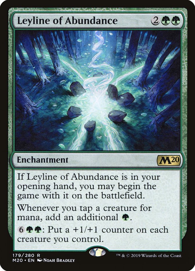 Leyline of Abundance [Core Set 2020] Foil