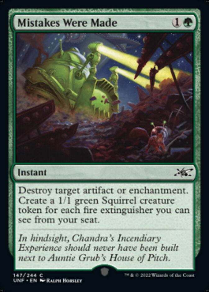 Mistakes Were Made [Unfinity] Foil