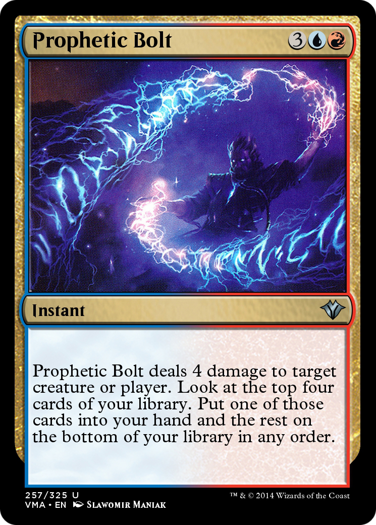 Prophetic Bolt  [Vintage Masters] Foil