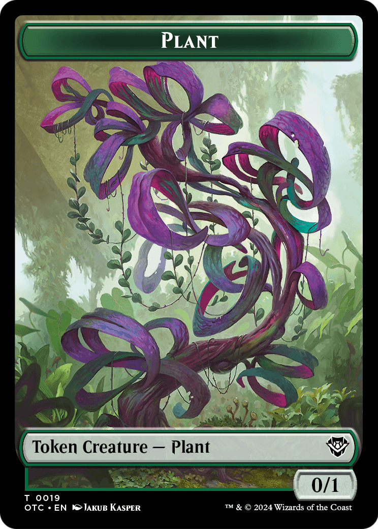 Plant  [Outlaws of Thunder Junction Commander Tokens] Foil