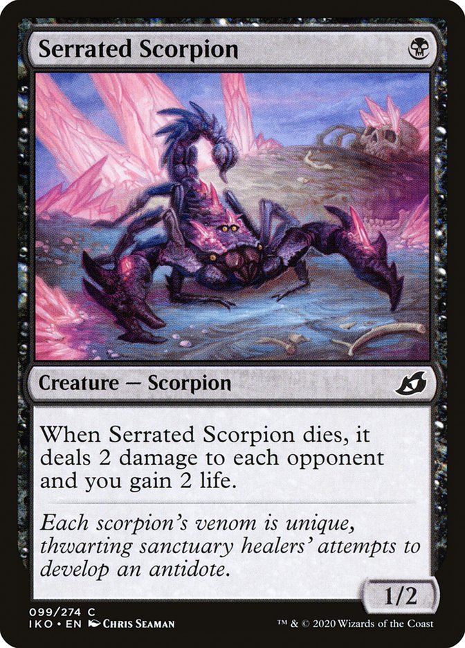 Serrated Scorpion [Ikoria: Lair of Behemoths] Foil