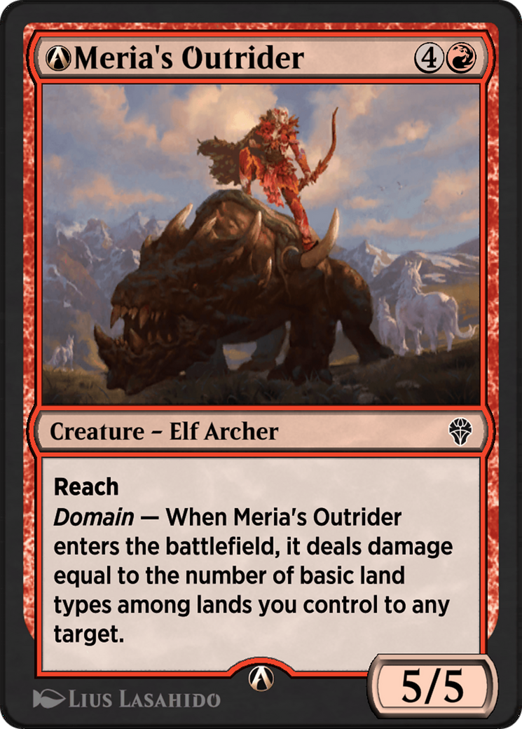 A-Meria's Outrider  [Dominaria United]