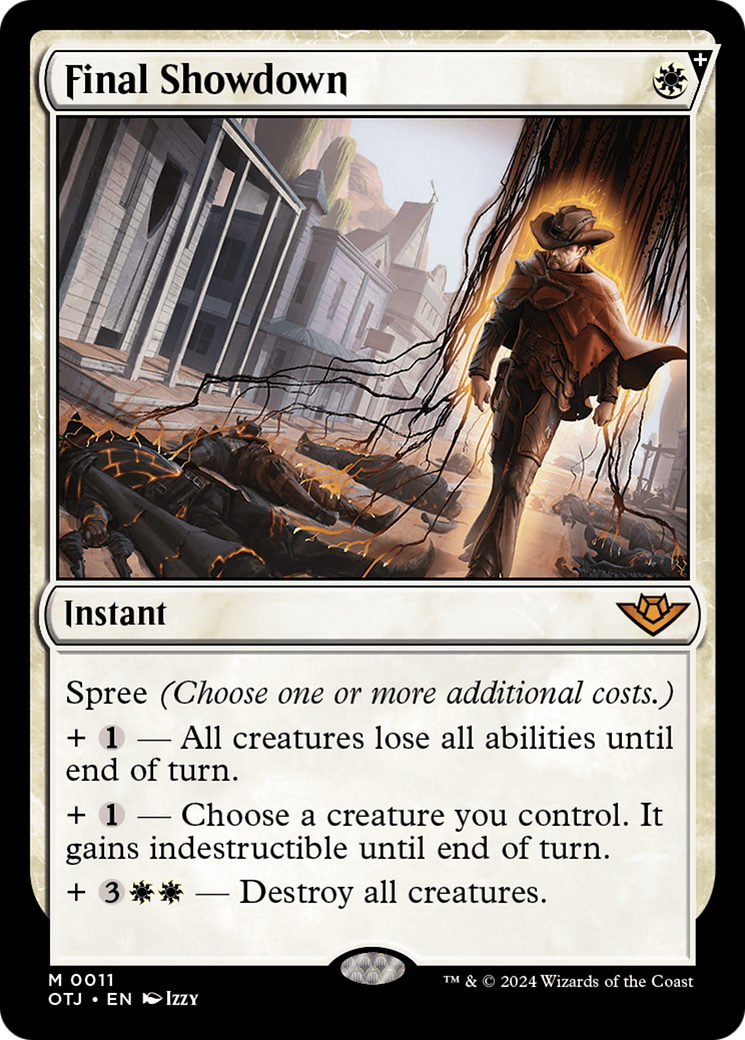 Final Showdown [Outlaws of Thunder Junction] Foil