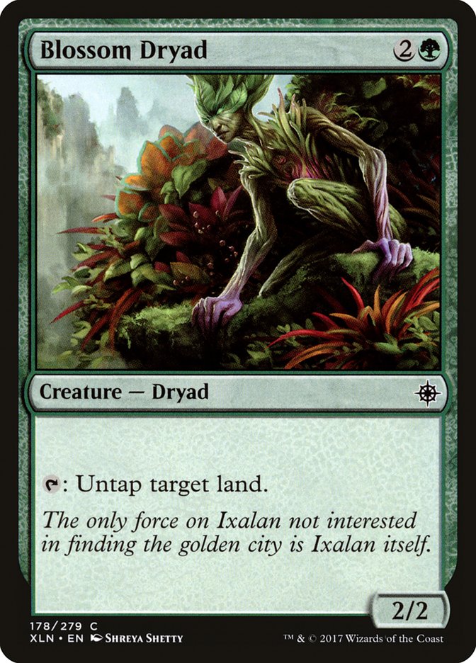 Blossom Dryad [Ixalan] Foil
