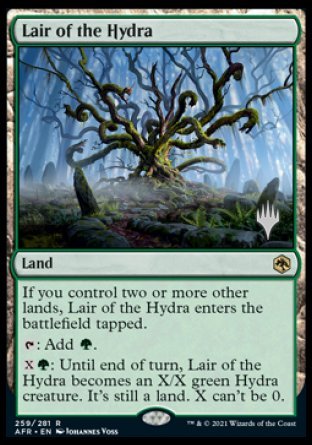 Lair of the Hydra (Promo Pack) [Dungeons & Dragons: Adventures in the Forgotten Realms Promos] Foil