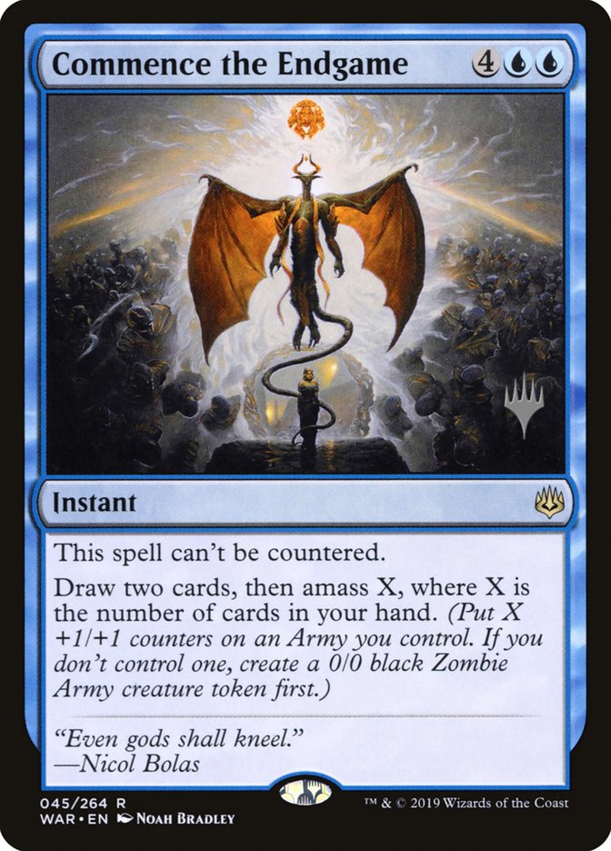 Commence the Endgame (Promo Pack) [War of the Spark Promos] Foil