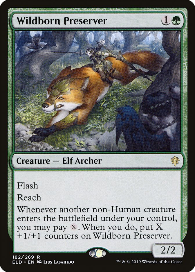 Wildborn Preserver [Throne of Eldraine] Foil