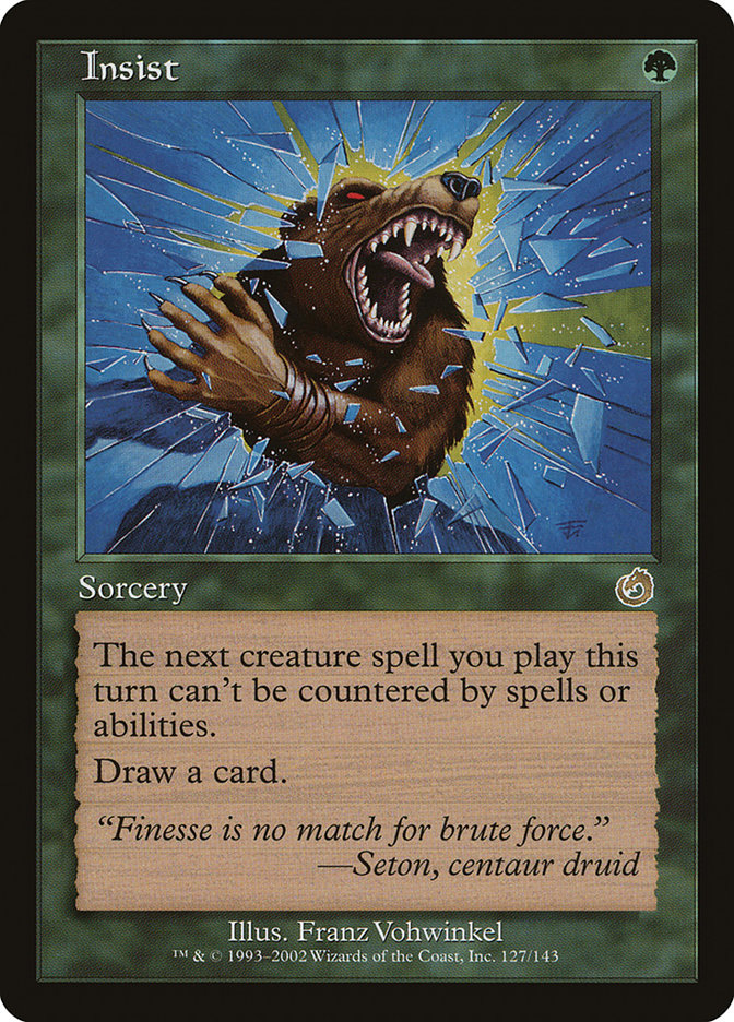 Insist [Torment] Foil
